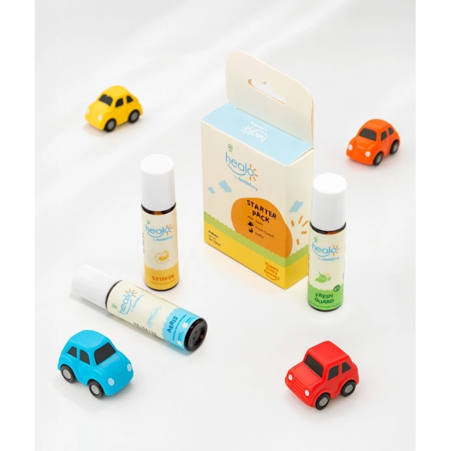 Healo Starter Pack by Gentle Living – Paket 3 Roll On Aromaterapi (AERIS, STIFFIN, FRESH GUARD)