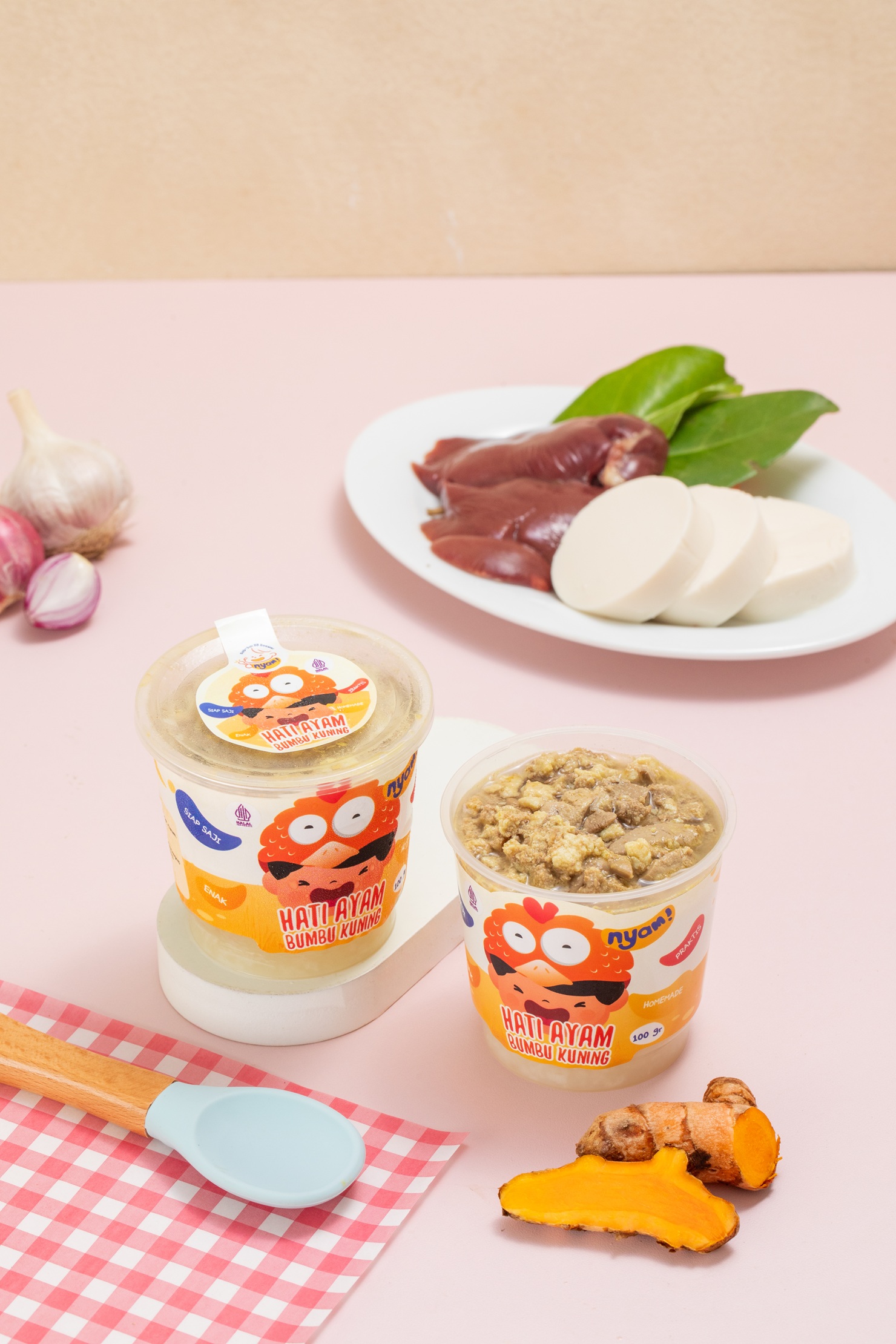 Full Meal Hati Ayam Bumbu Kuning